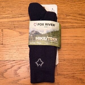 Fox River Men's Black Hike/Trek Socks